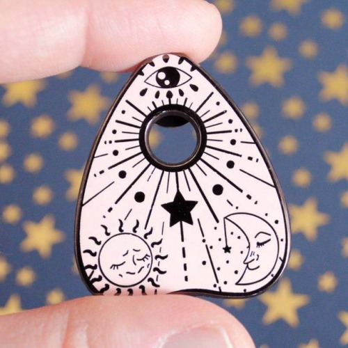 sosuperawesome:Planchette Enamel PinWitch Vampire Clothing on...