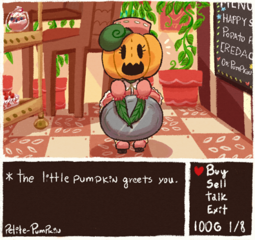 petite-pumpkin:Shopkeeper Pumpkin.