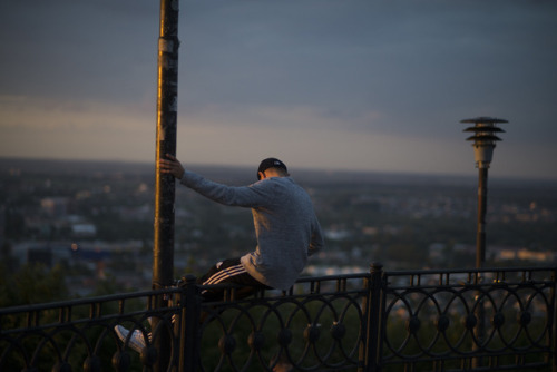 Sunset on Highcastle, Lviv, July 2017