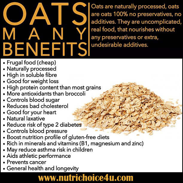 Fit Help — ahealthblog: 10 proven health benefits of oats ...