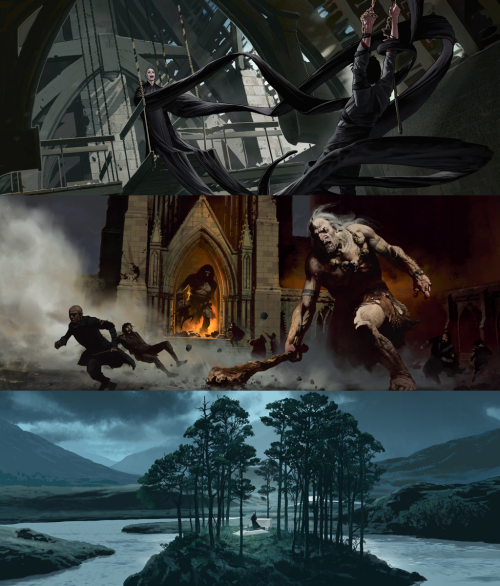 potterswheeezy:Harry Potter Film Concept Art by Adam...