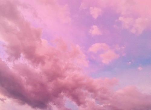 the sky is cotton candy | Tumblr
