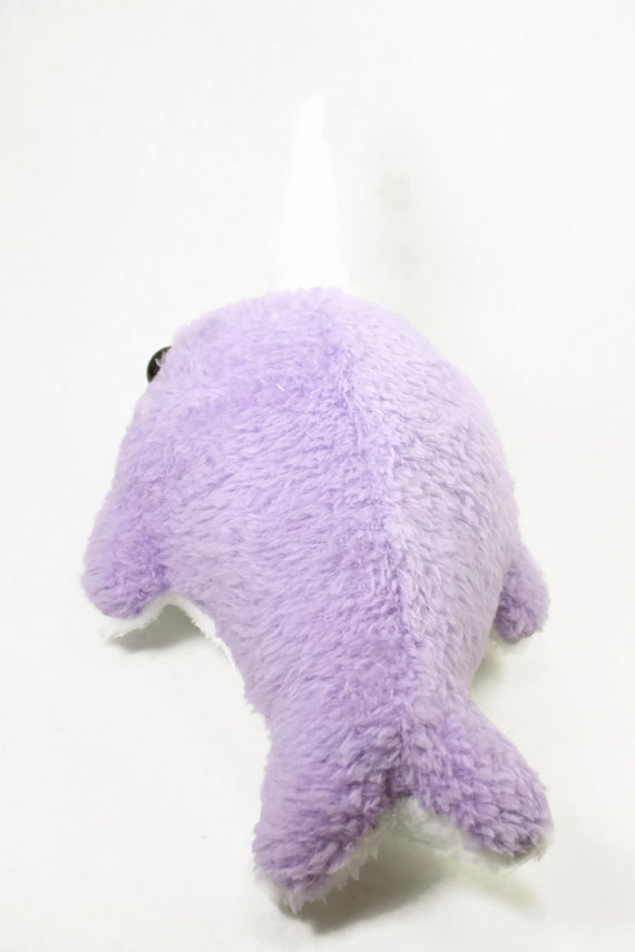 purple narwhal plush