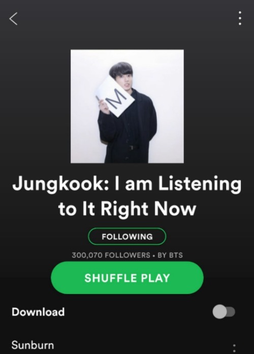 Park Jimin Spotify Playlist Tumblr