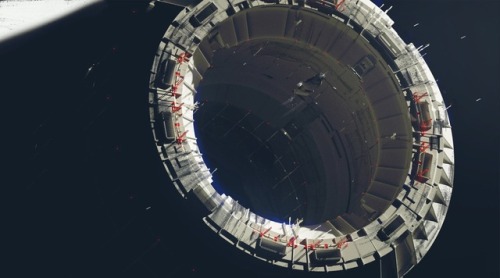 siryl:“Space Station” by Paul Chadeisson.