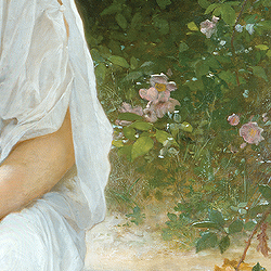 paintingses:Bouguereau + Fruits, flowers, foliage, etc…