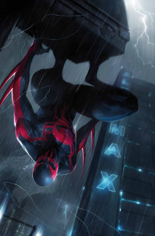 extraordinarycomics:Spider-Man 2099 by Francesco Mattina.