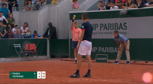 briefliner:Dominic Thiem, AUT, Roland Garros 2018