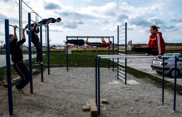 Best Street workout park zagreb for Build Muscle