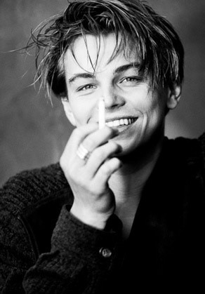 leonardo dicaprio smoking | Tumblr