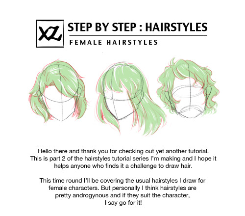 How To Draw Hairstyles Pt 2 Finally Sat Down
