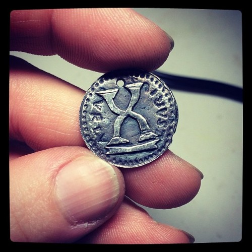 blackened denarius