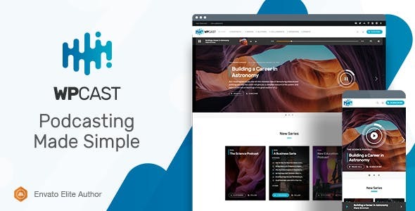 Wpcast v1.3.2 - Audio Podcast WordPress Theme Nulled