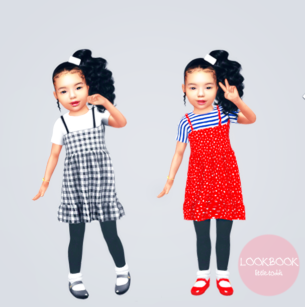Layerd T-shirt e vestido @ tommeraas-cc Link Recolor (vestido 2) @ experiment128 Link Meias Básicas 02 @ sims4nexus Link Melissa shoes @giuliettasims Link Cabelo By @ jaysims0 & @diversedking Link Geralinnes Pulseira Por @ sims4nexus Link