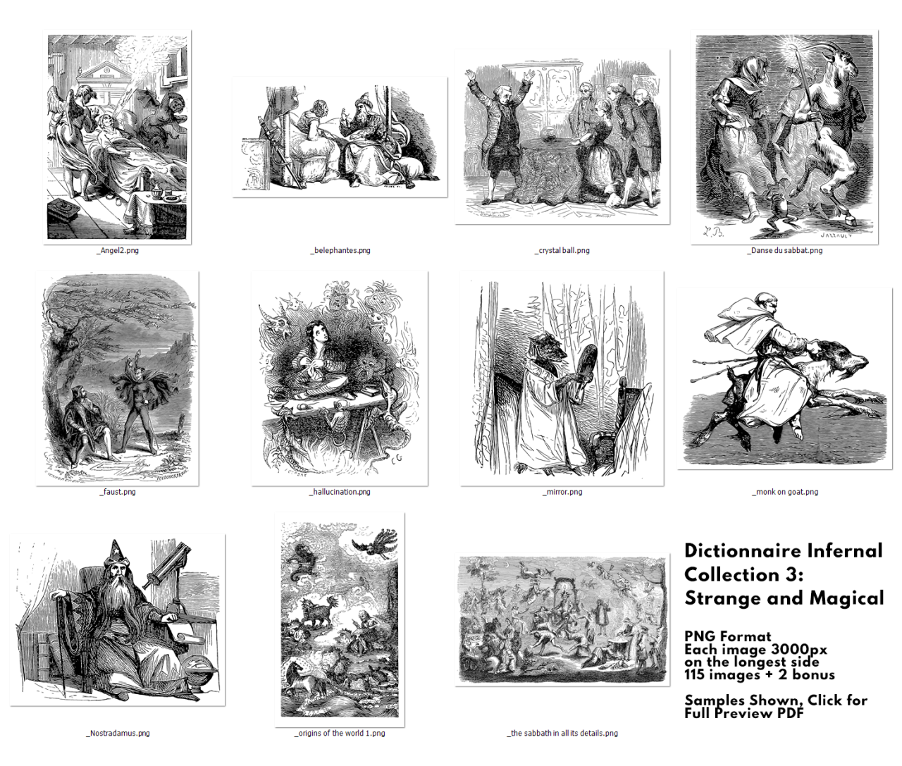 dictionnaire infernal illustrated
