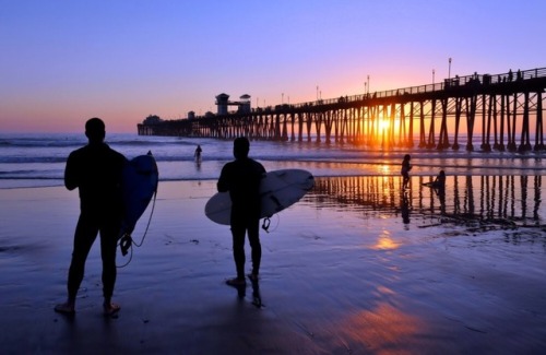 Sunset at the Oceanside Pier