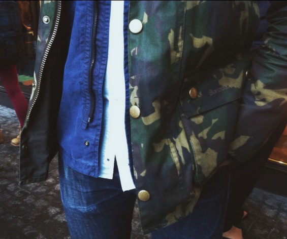 barbour bedale camo