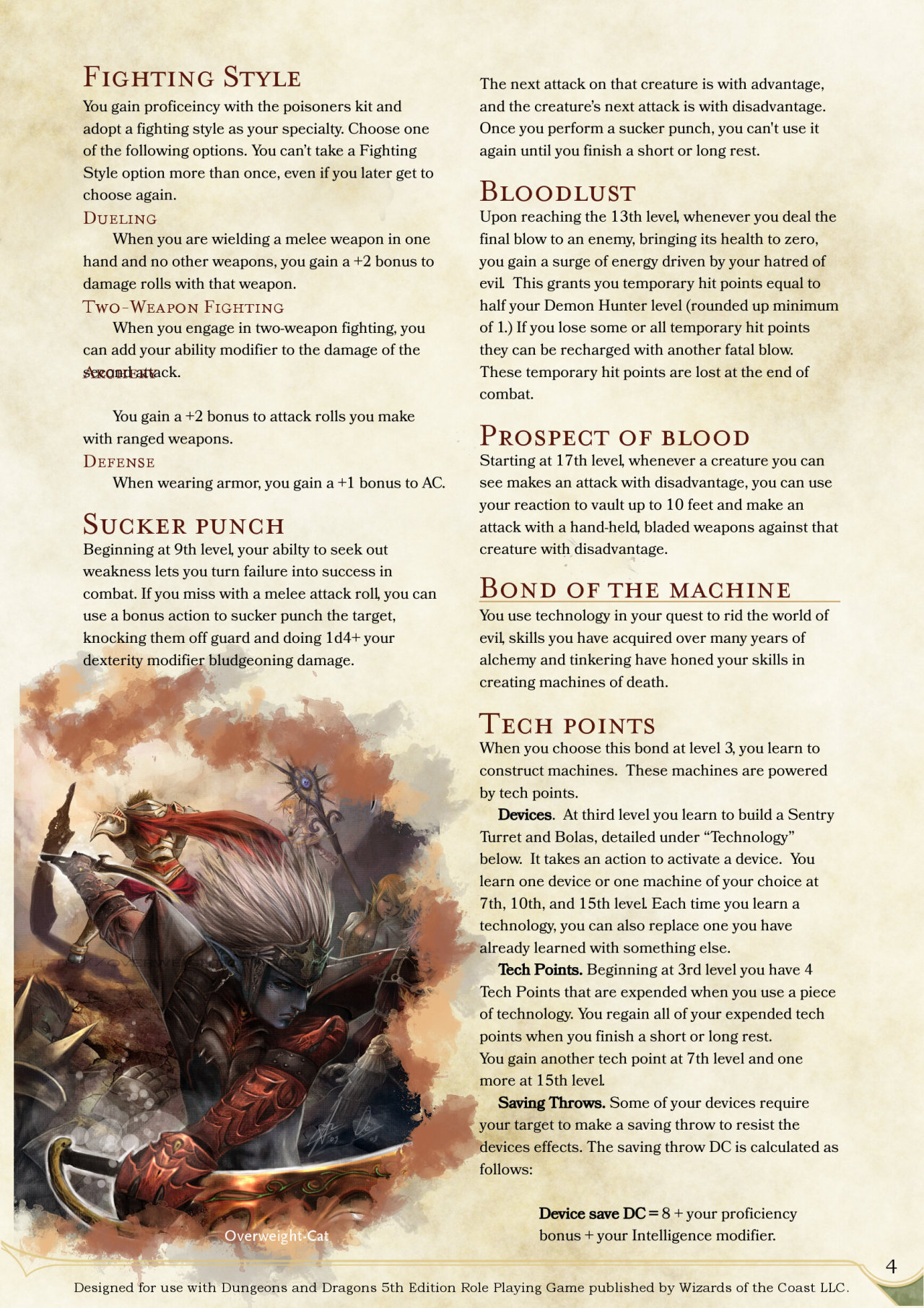 unique dnd 5e homebrew classes unique dnd 5e homebrew classes