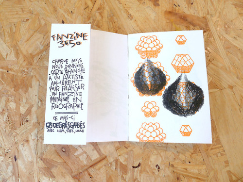 disparate-gallery:FANZINE 3€50Artiste invité > 58 degrés...