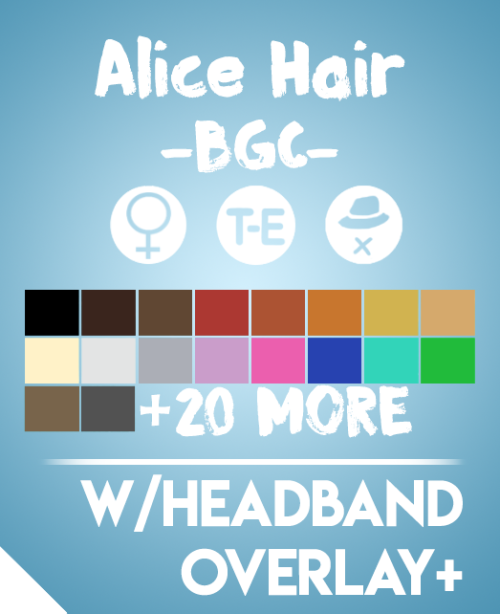 aharris00britney:Alice HairPretty simple hair I made in a...