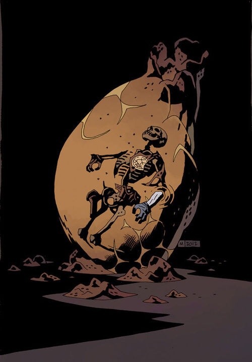 twofistedpulp:Mike Mignola, Year of Monsters variant cover...