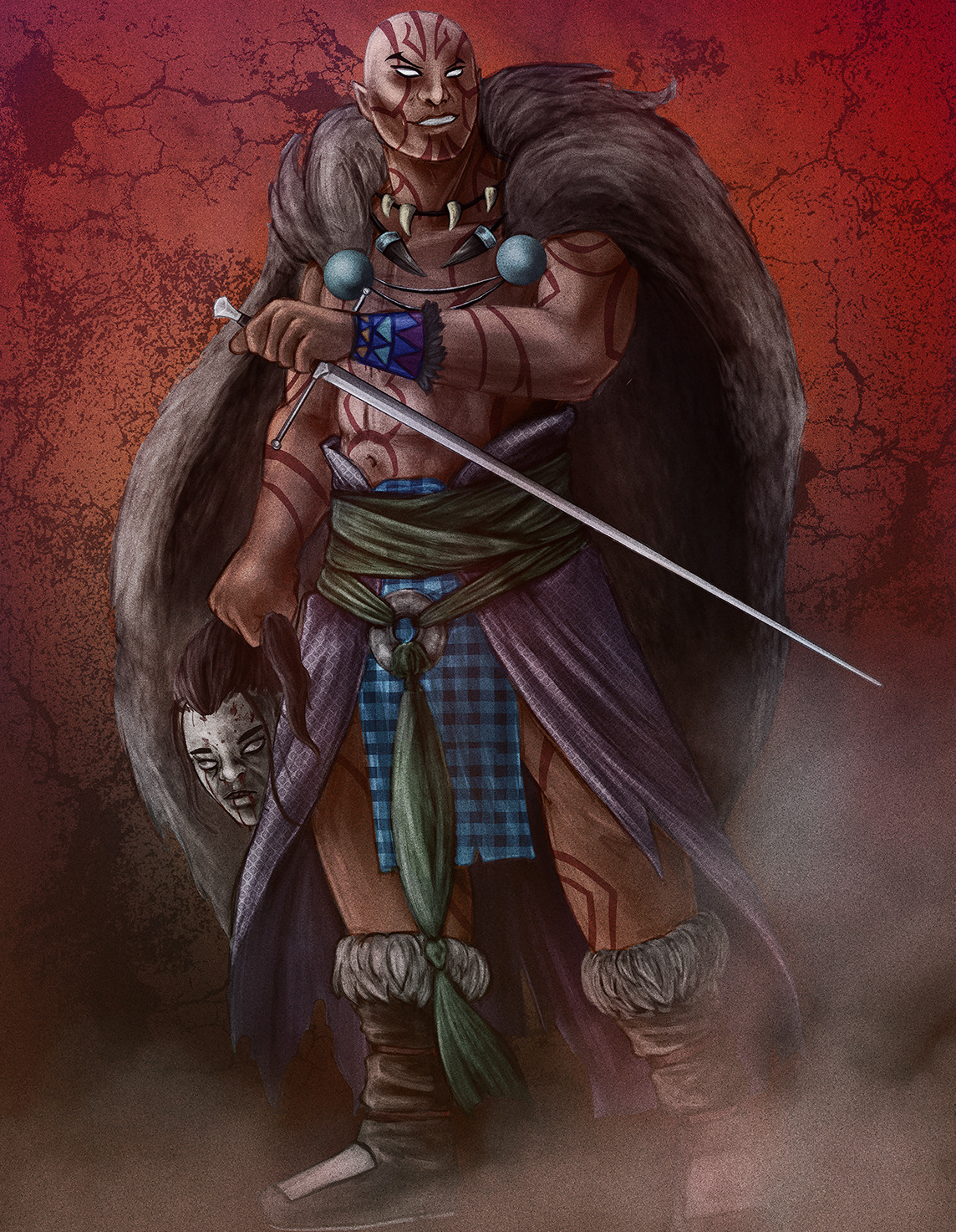 Tyrelle Smith Illustration Goliath Rogue Commission