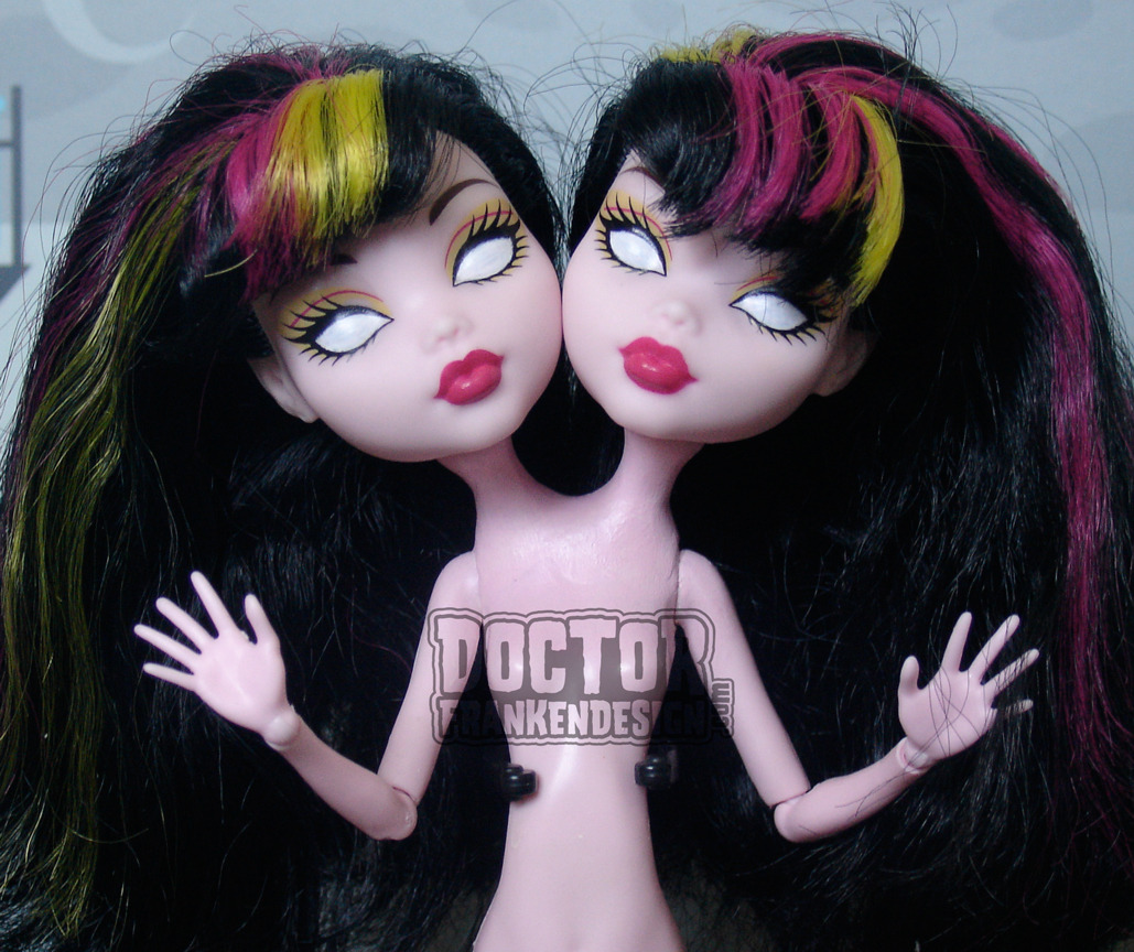 2 headed monster high doll