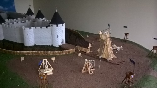 Maquette 1/72 ème du château Gaillard (château de...