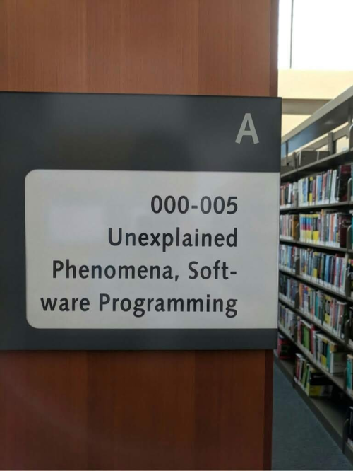 programmerhumour:Unexplained phenomena