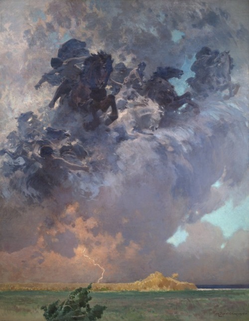 art-from-me-to-you:Zdzisław Jasiński, Storm, 1925