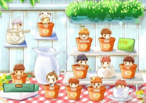 cookiezmonstyr:Collect All 12 of the Adorable EXO Plants!...