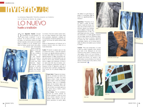 Nota Invierno/15 AF en Mundo Textil.