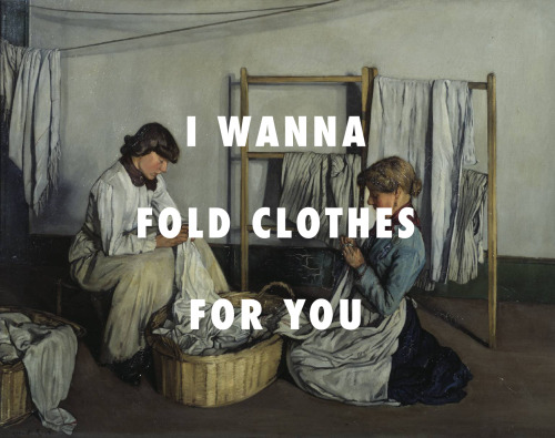 flyartproductions:I wanna make you feel goodLaundry girls...