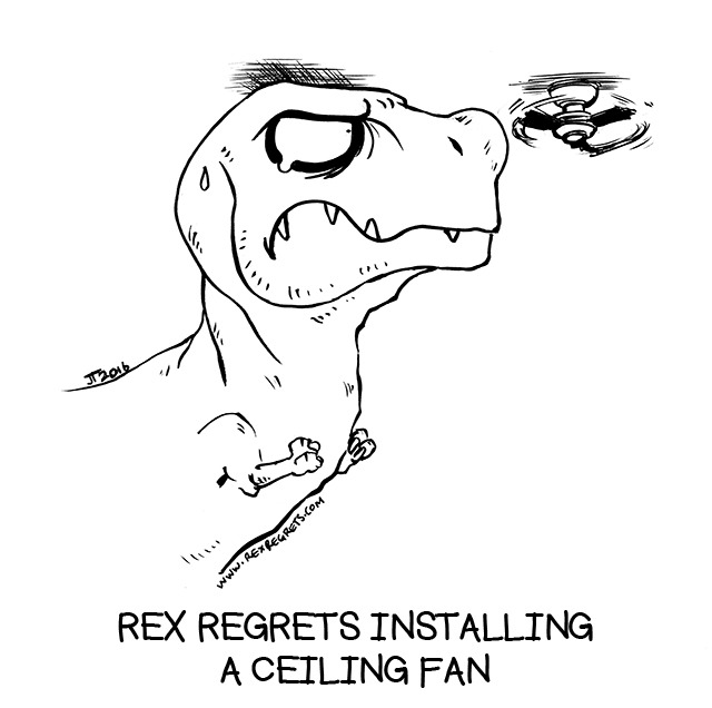 Rex Regrets Rex Need Fan Global Warming Make Weather Warm