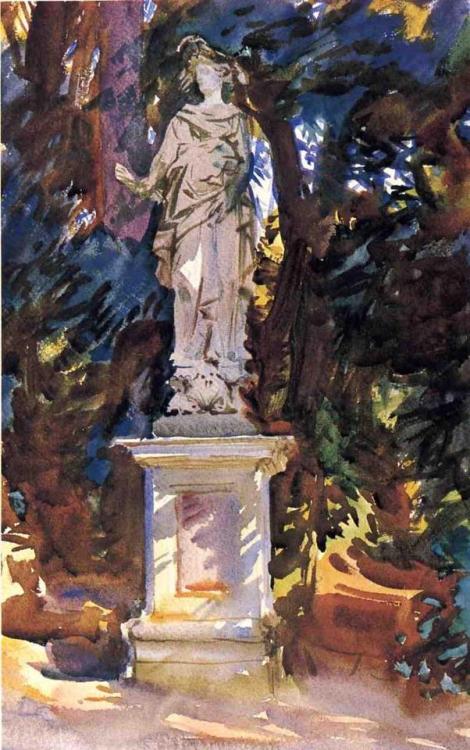 artist-sargent:Boboli, John Singer SargentMedium:...