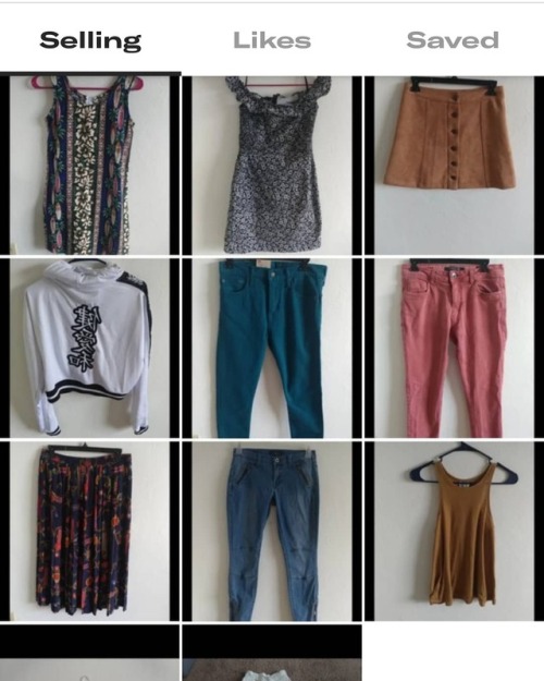 Started up my Depop shop tonight @ peachresale Most sizes right...