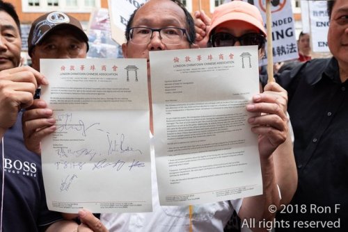 antifainternational:LONDON REPORTBACK!  London’s Chinatown shut...