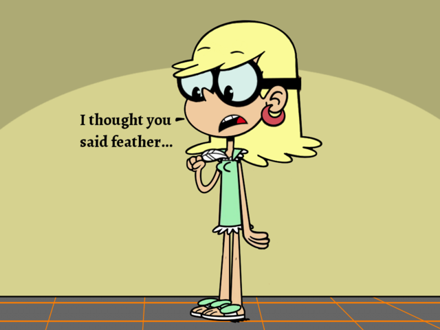 PainfulHail134 The Loud House Weather Channel Leni Is The