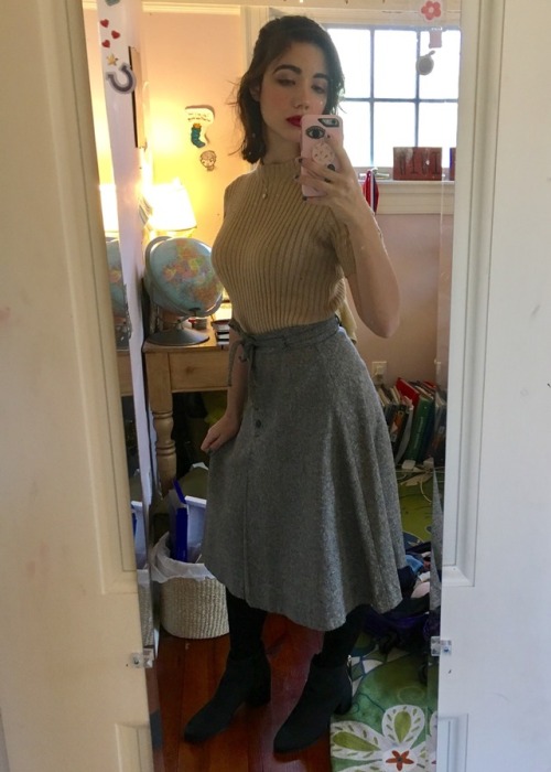 long skirt on Tumblr