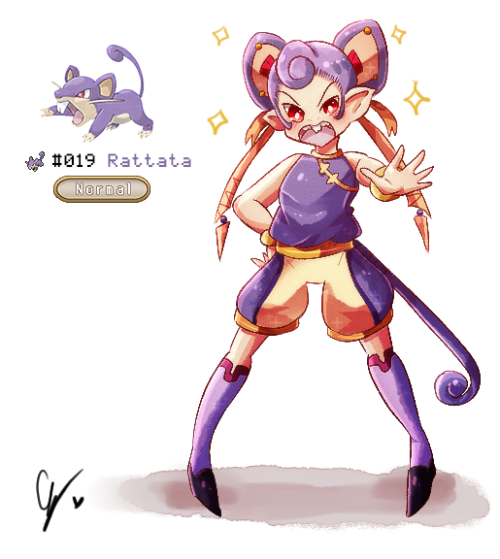 eindraa:Pokemon Humanization Project019. Rattata020....