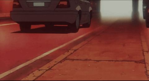 Blue Anime Aesthetic Car - Anime Wallpaper HD