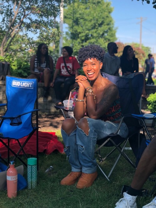 nyl black girl magic cut baldie
