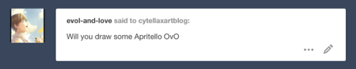 cytellaxartblog:The only kind of “Apritello” content I like is...