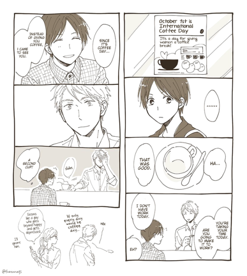 sennoakatsuki:Coffee Day with Kengo and Sora! They’re so cute...