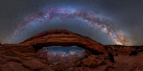 Canyonlands Canyonlands National Park Utah dark sky starry night international dark sky stars mesa arch milky way Milky Way Galaxy panorama dark sky photo dark sky park night sky photography Night Sky find your park