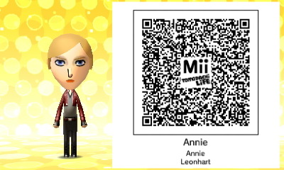 Tomodachi Life QR Codes