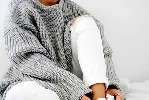 oversized sweaters on Tumblr