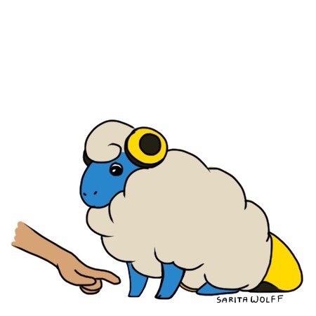 saritawolff:Whose idea was it to make mareep so dang hard to pet