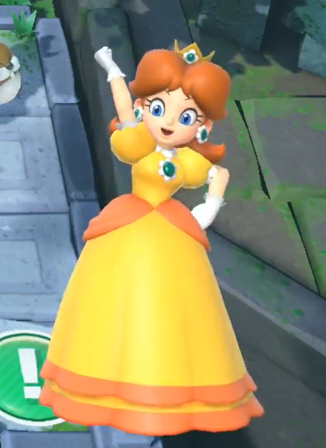 Daisy is so precious in Super Mario Party I love her so much 