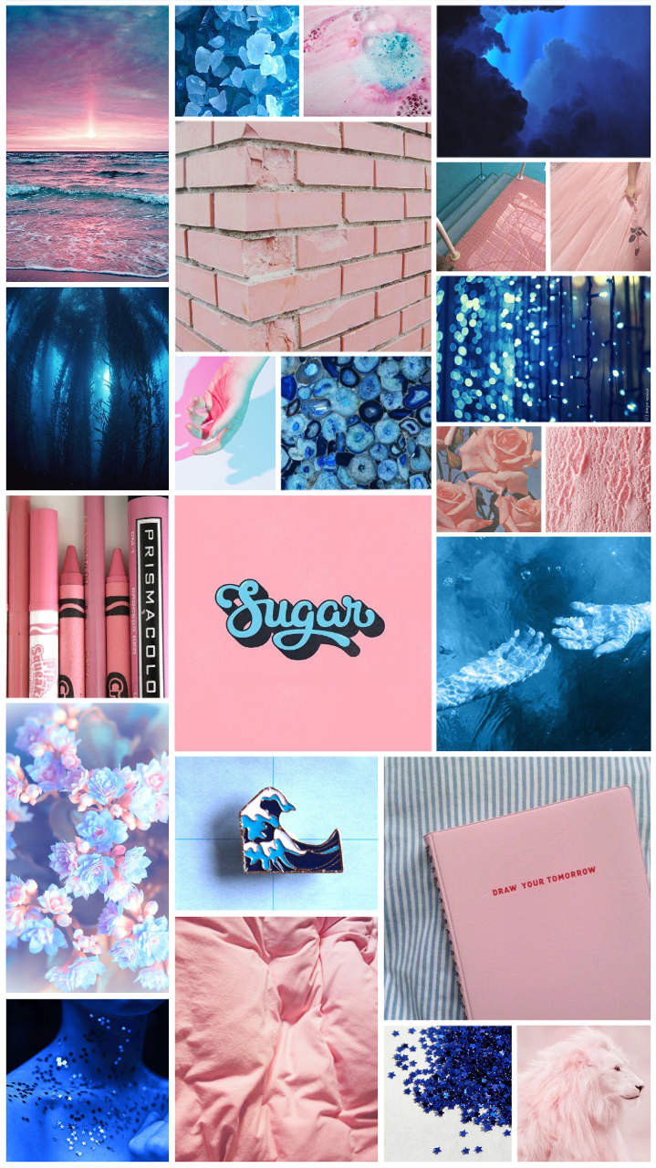 Picturesque Aesthetics — Royal Blue and Millennial Pink ...